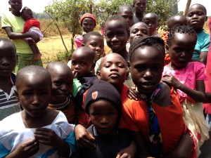 Kids at the Organics$Orphans Base in Kenya